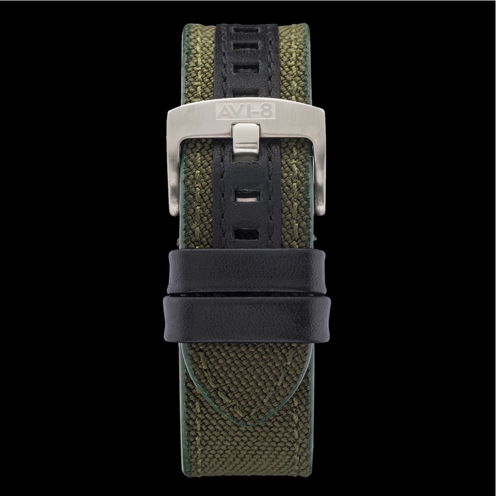 AVI-8 Leather & Cordura Watch Strap